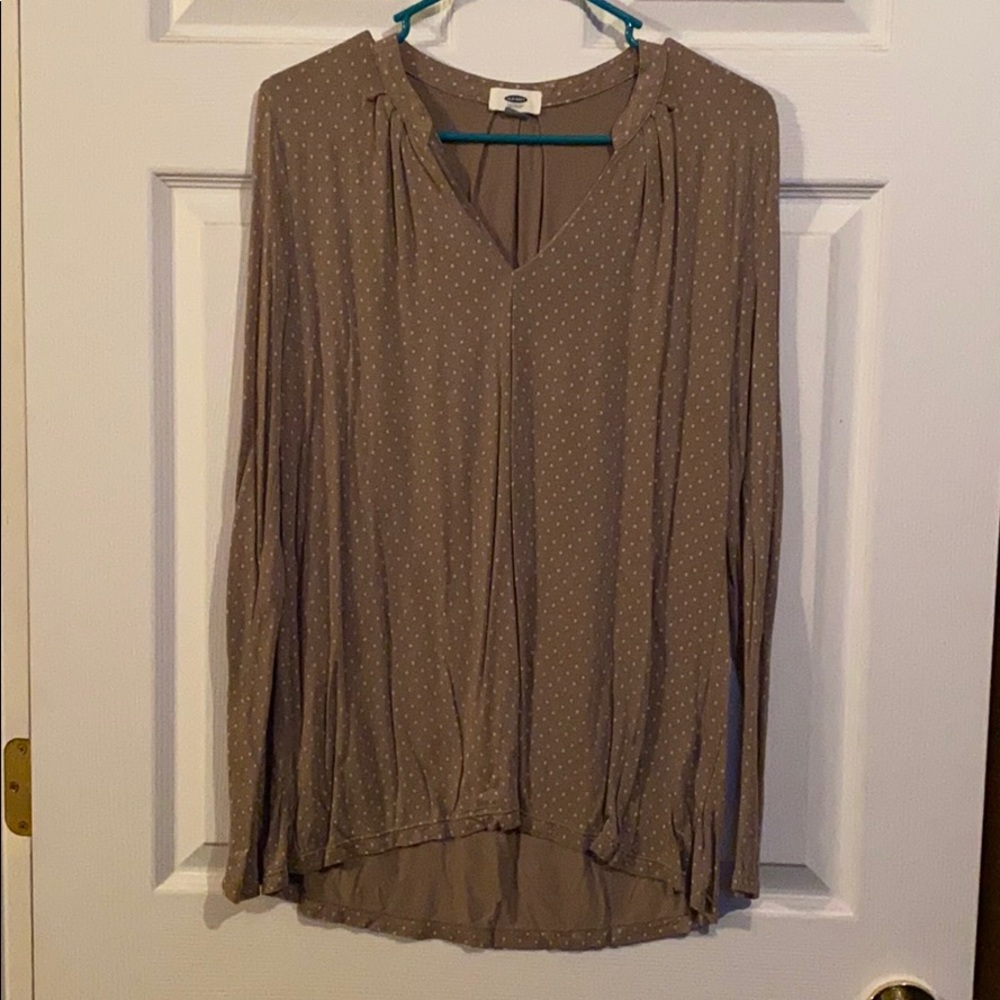 Tan blouse